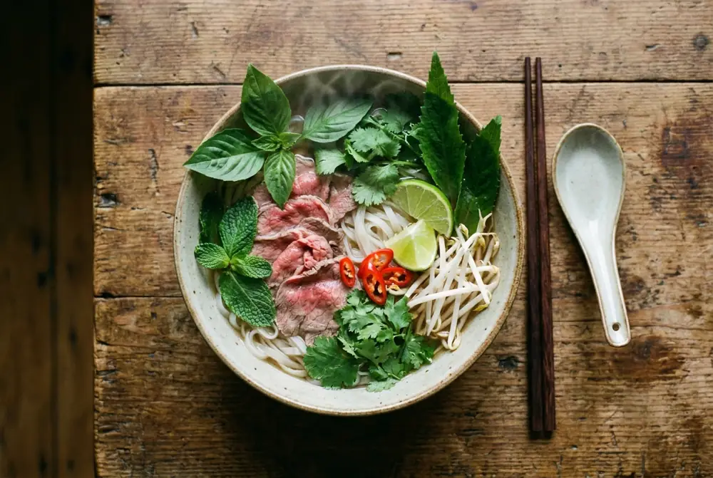 Học nấu phở bò ở tuổi 30